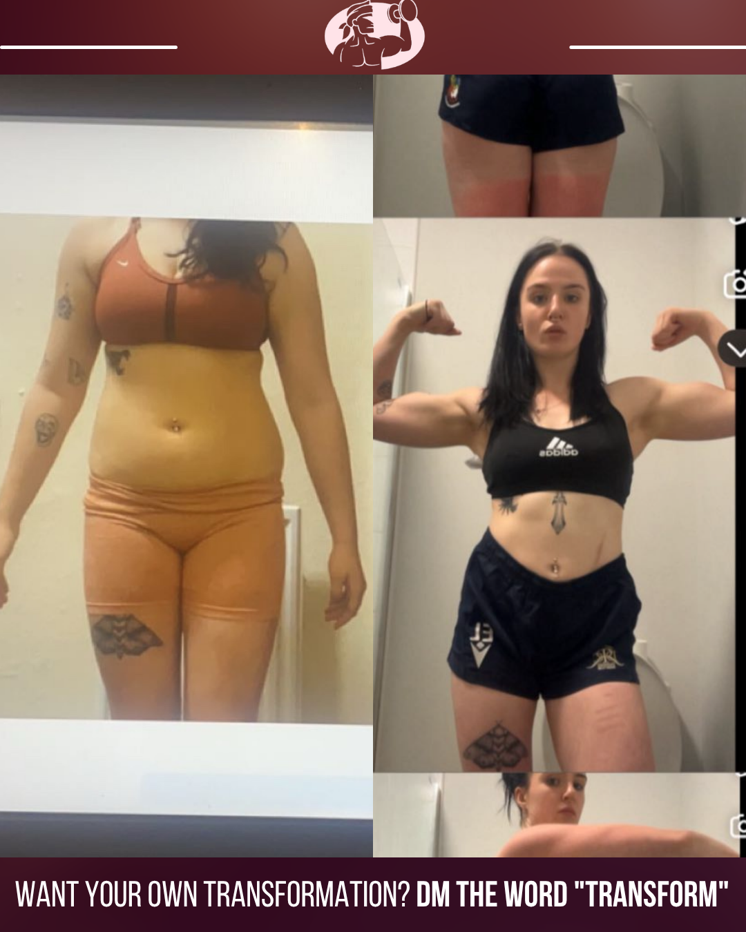Ellie before and after transformation