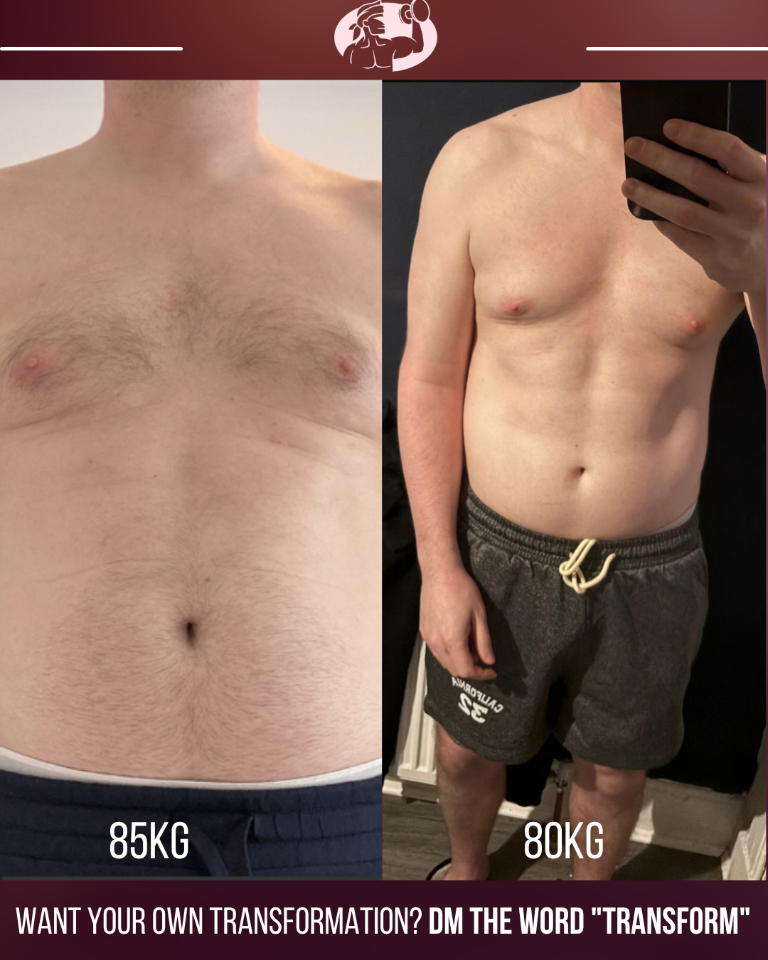 Davie before and after transformation