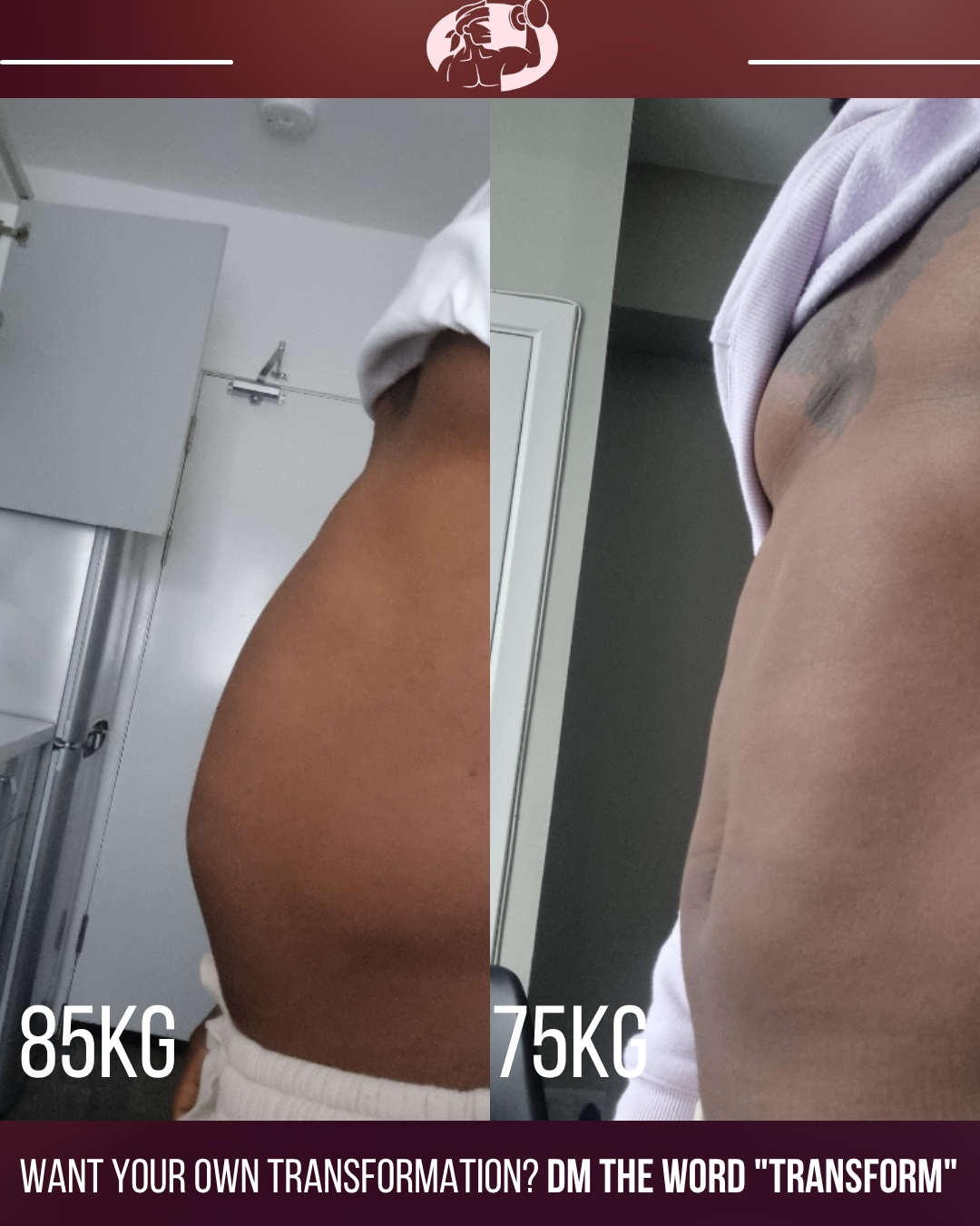 Josh before and after transformation